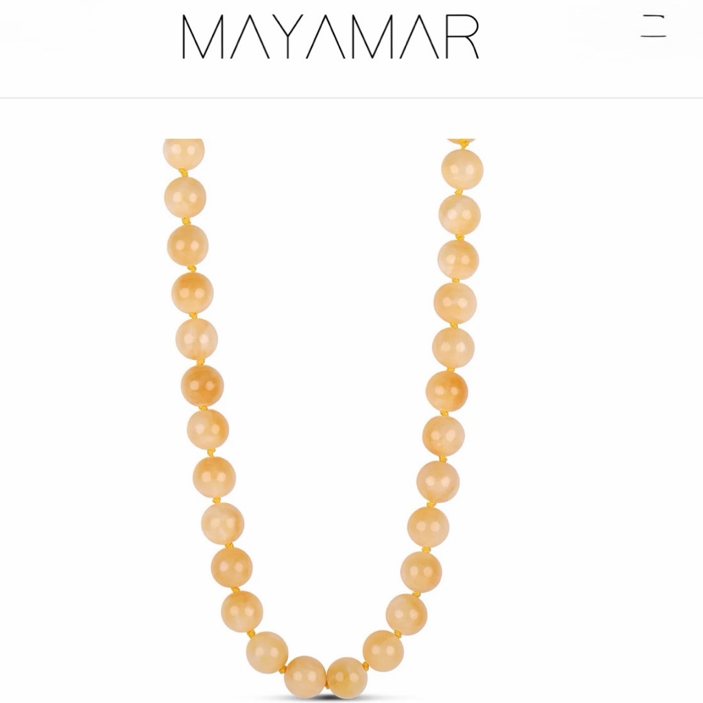 Beige Quartz Necklace 013 104$